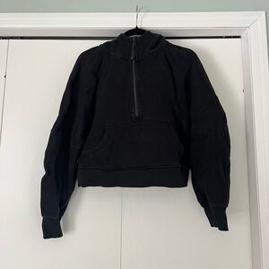 Lululemon Scuba Black Half-Zip Hoodie